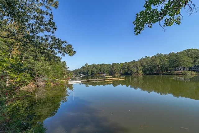 view of water feature