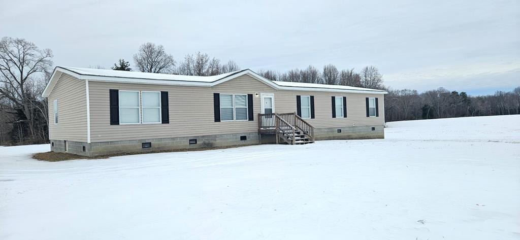 view of manufactured / mobile home