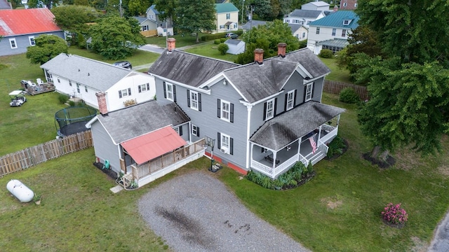 46 Yeocomico Ln, Kinsale, VA 22488 - aerial perspective of suburban area