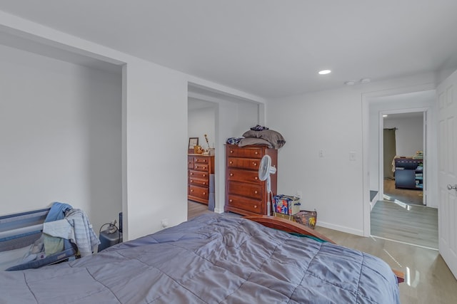 427 Brooks Ln, Callao, VA 22435 - bedroom with light hardwood / wood-style flooring