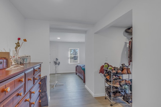 427 Brooks Ln, Callao, VA 22435 - hallway with light hardwood / wood-style floors