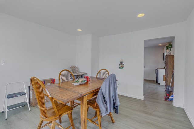 427 Brooks Ln, Callao, VA 22435 - dining room featuring light wood-type flooring