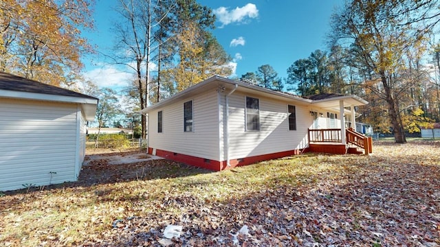 view of home's exterior