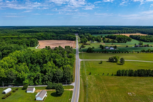 4058 Irvington Rd, Irvington, VA 22480 - birds eye view of property with a rural view
