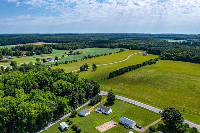 4058 Irvington Rd, Irvington, VA 22480 - birds eye view of property with a rural view