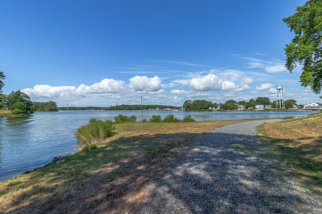 property view of water