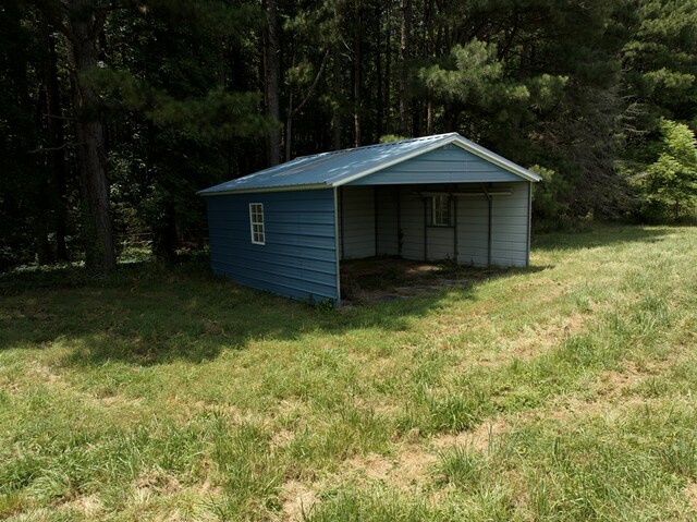 3150 Northumberland Hwy, Lottsburg, VA 22511 - view of outbuilding featuring a view of trees