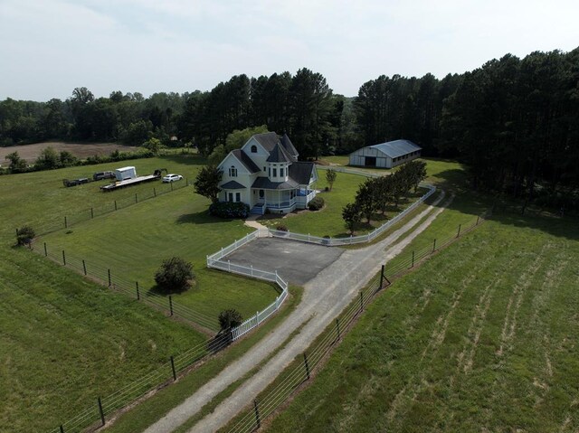 3150 Northumberland Hwy, Lottsburg, VA 22511 - overview of rural landscape featuring a heavily wooded area and agricultural land