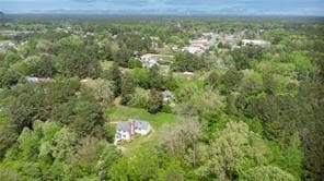 525 Main St, Mathews, VA 23109 - aerial view featuring a wooded view