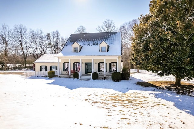 view of front of house featuring a porch