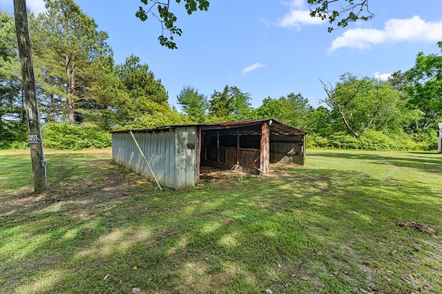 1838 Muddy Gut Rd, Dunnsville, VA 22454 - view of pole building with a lawn