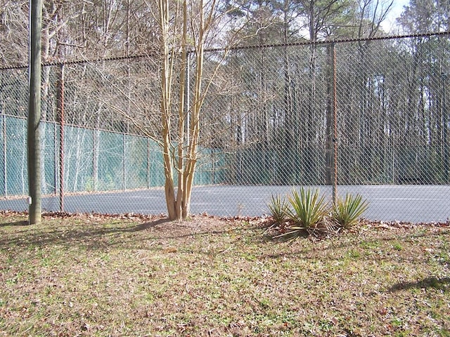 view of tennis court