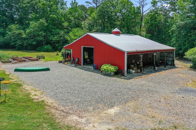 873 Deep Creek Rd, Lancaster, VA 22503 - view of pole building with a yard