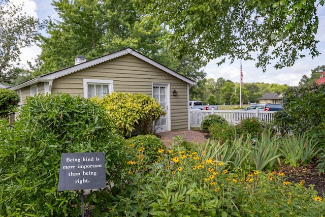 view of outbuilding