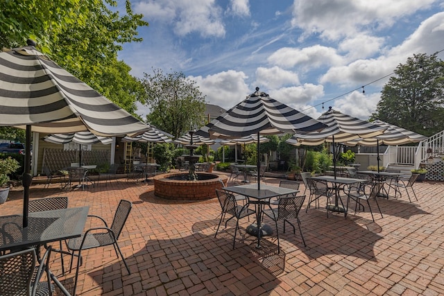 view of patio