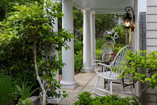 view of patio