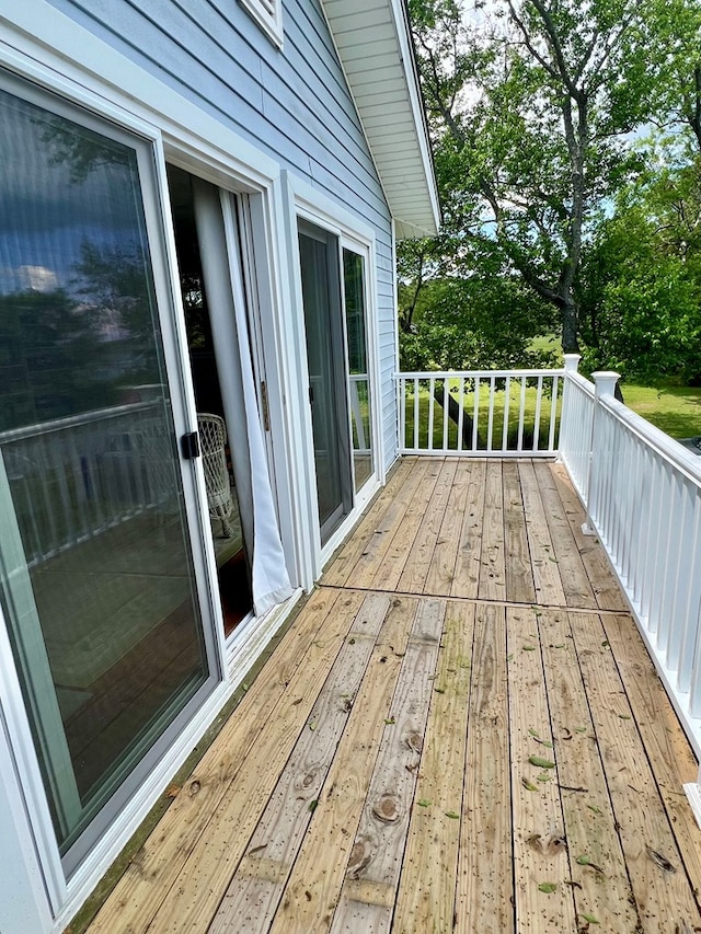 view of deck