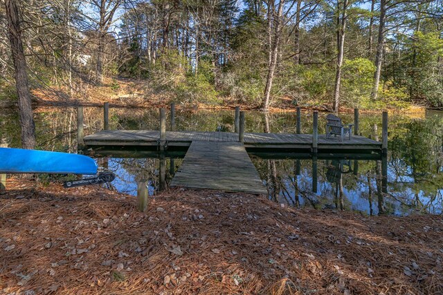 783 King Carter Dr, Irvington, VA 22480 - view of dock with a water view