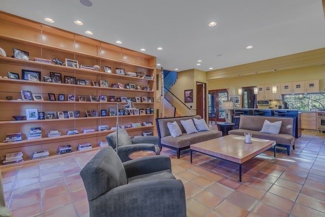 783 King Carter Dr, Irvington, VA 22480 - living room with light tile patterned floors