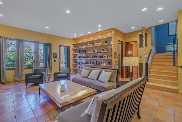 783 King Carter Dr, Irvington, VA 22480 - living room featuring light tile patterned floors