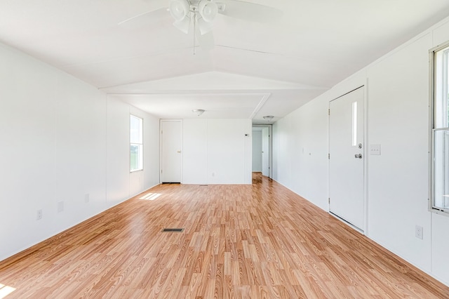 640 Ridge Rd, Callao, VA 22435 - empty room with light wood-style flooring and a ceiling fan