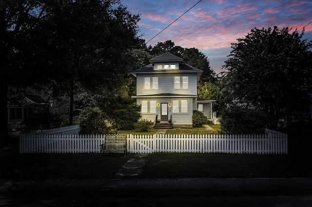 view of front of property