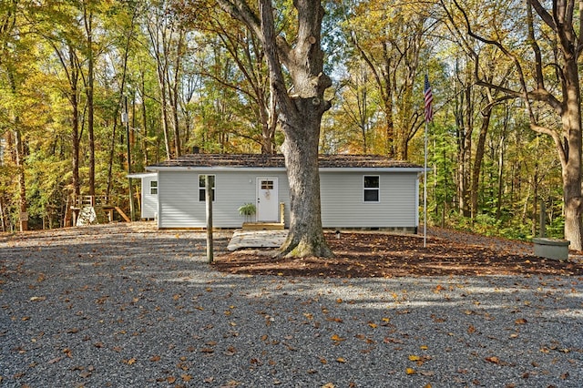 view of front of property