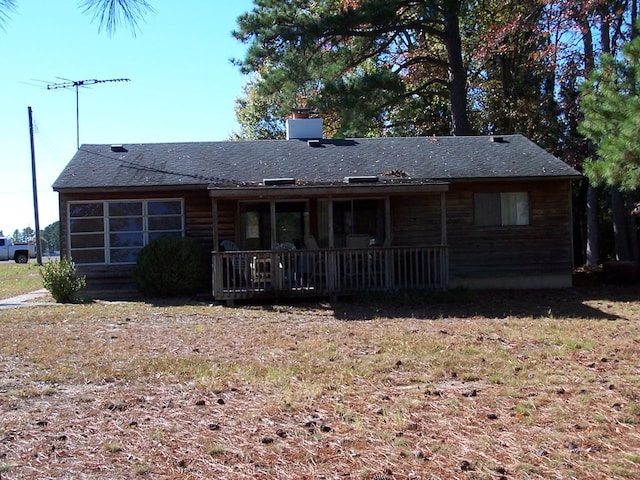 view of back of property