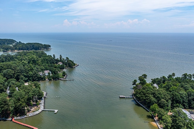 207 Pelican Way, Reedville, VA 22539 - bird's eye view with a water view