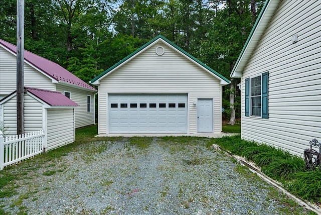 126 Pioneer Trl, Hague, VA 22469 - view of detached garage