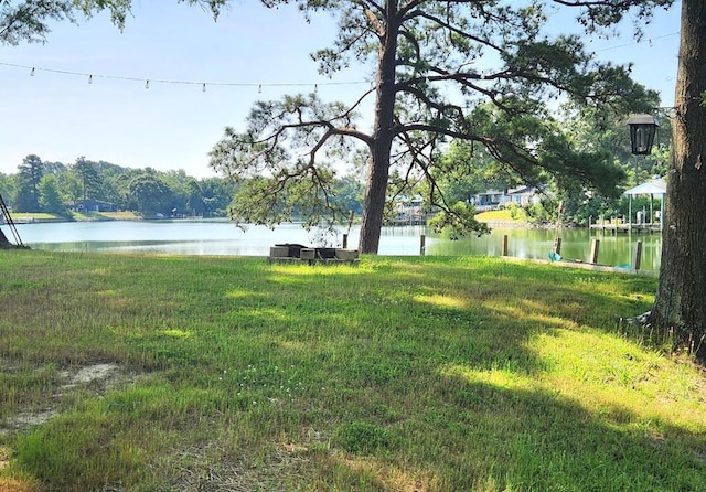 237 Hickory Ln, Reedville, VA 22539 - view of yard featuring a water view