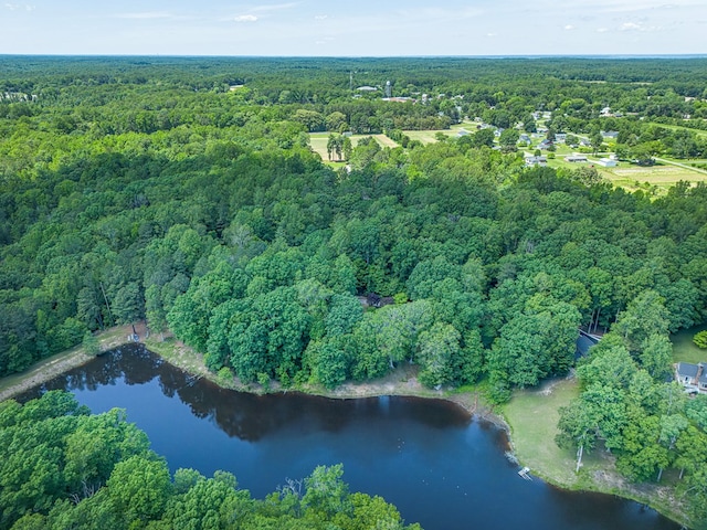 383 Monroe St, Montross, VA 22520 - view of property location with a heavily wooded area and a nearby body of water