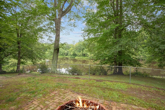 383 Monroe St, Montross, VA 22520 - view of yard featuring a fire pit