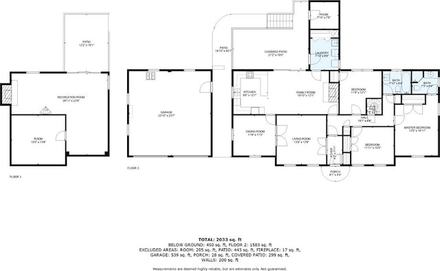383 Monroe St, Montross, VA 22520 - floor plan / room layout