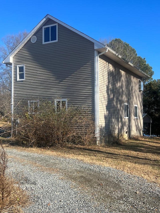 view of side of property