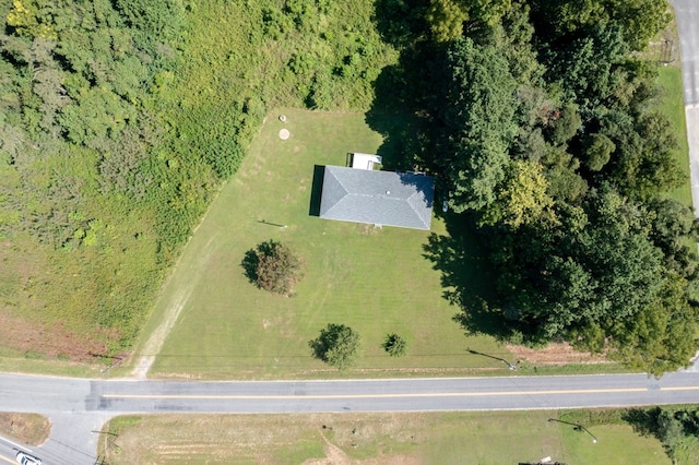 drone / aerial view featuring a rural view