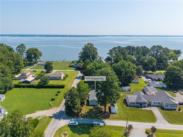 430 Pine Tree Rd, Center Cross, VA 22437 - aerial view of residential area featuring a large body of water