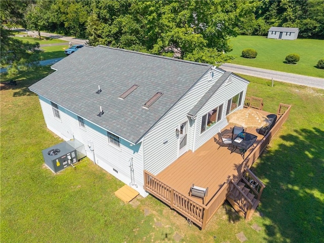 430 Pine Tree Rd, Center Cross, VA 22437 - view from above of property