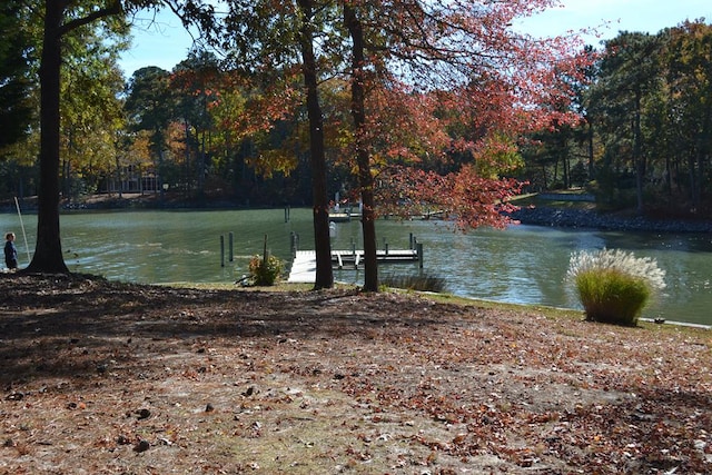 view of water feature