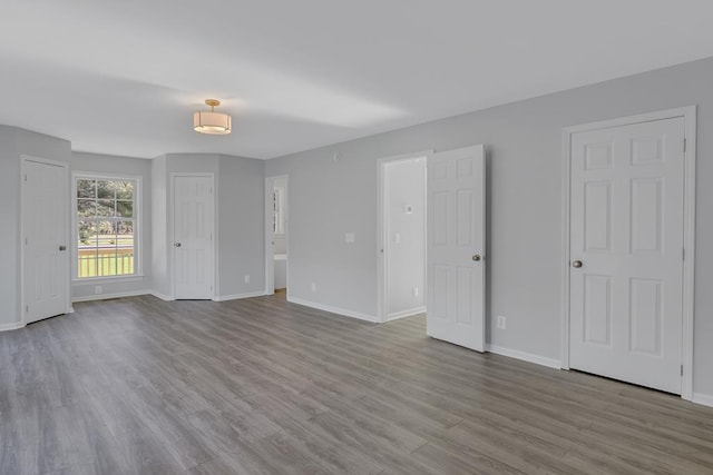 interior space with light wood-type flooring