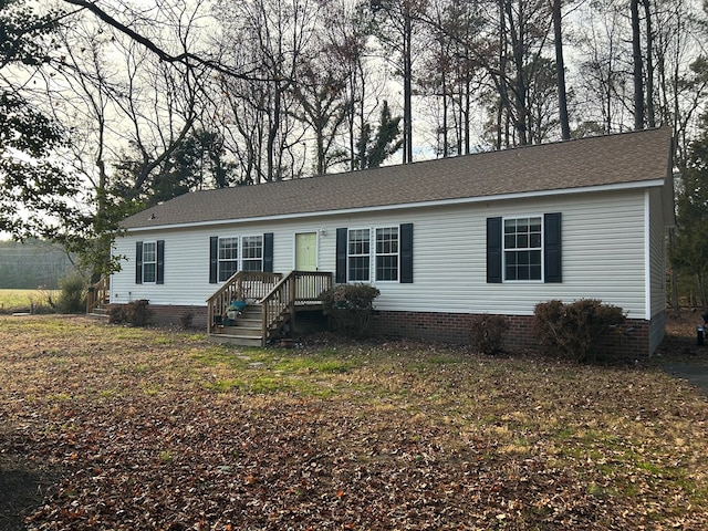 view of front of property