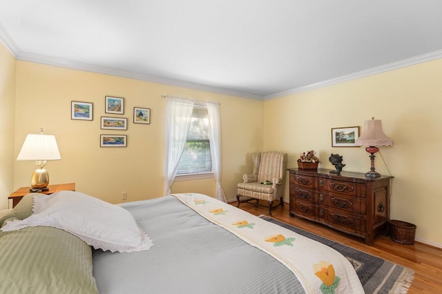 1743 Bushfield Rd, Montross, VA 22520 - bedroom with crown molding and wood finished floors