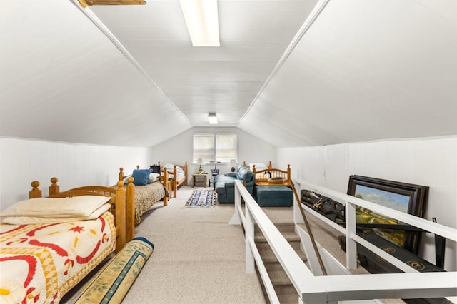 1743 Bushfield Rd, Montross, VA 22520 - carpeted bedroom with lofted ceiling