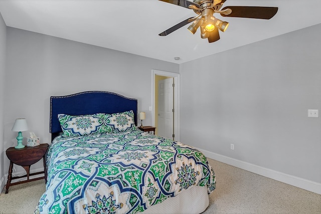 858 Harmony Hills Cir, Heathsville, VA 22473 - bedroom with baseboards and ceiling fan