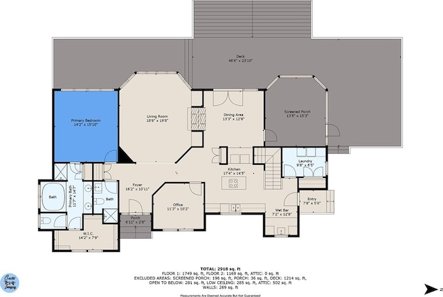 858 Harmony Hills Cir, Heathsville, VA 22473 - view of floor plan / room layout