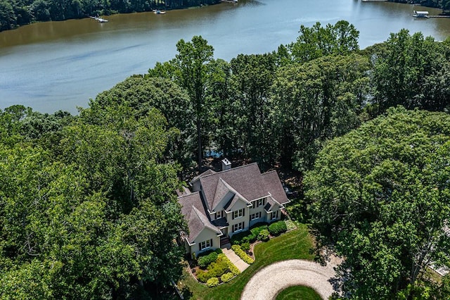 858 Harmony Hills Cir, Heathsville, VA 22473 - view of subject property featuring a large body of water and a forest