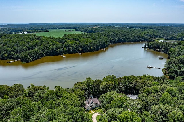 858 Harmony Hills Cir, Heathsville, VA 22473 - drone / aerial view of a nearby body of water