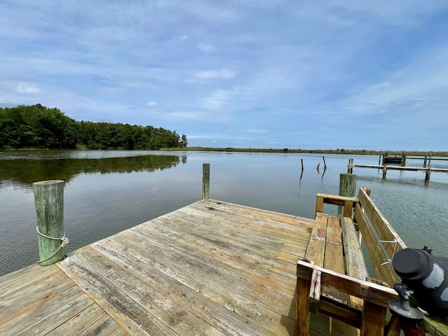 343 Potomac Shore Dr, Heathsville, VA 22473 - dock area with a water view