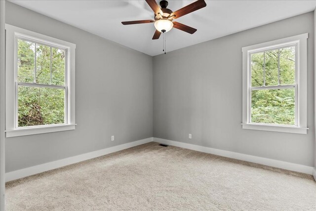 TBD Knights Landing Drive, Heathsville, VA 22473 - carpeted empty room featuring baseboards and ceiling fan