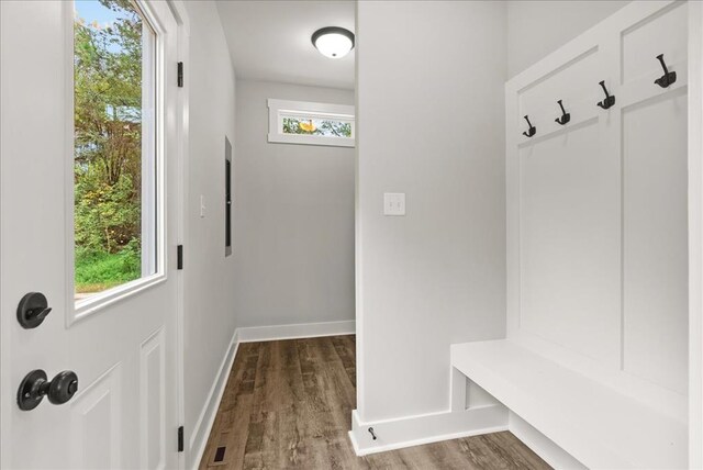 TBD Knights Landing Drive, Heathsville, VA 22473 - mudroom featuring wood finished floors and baseboards